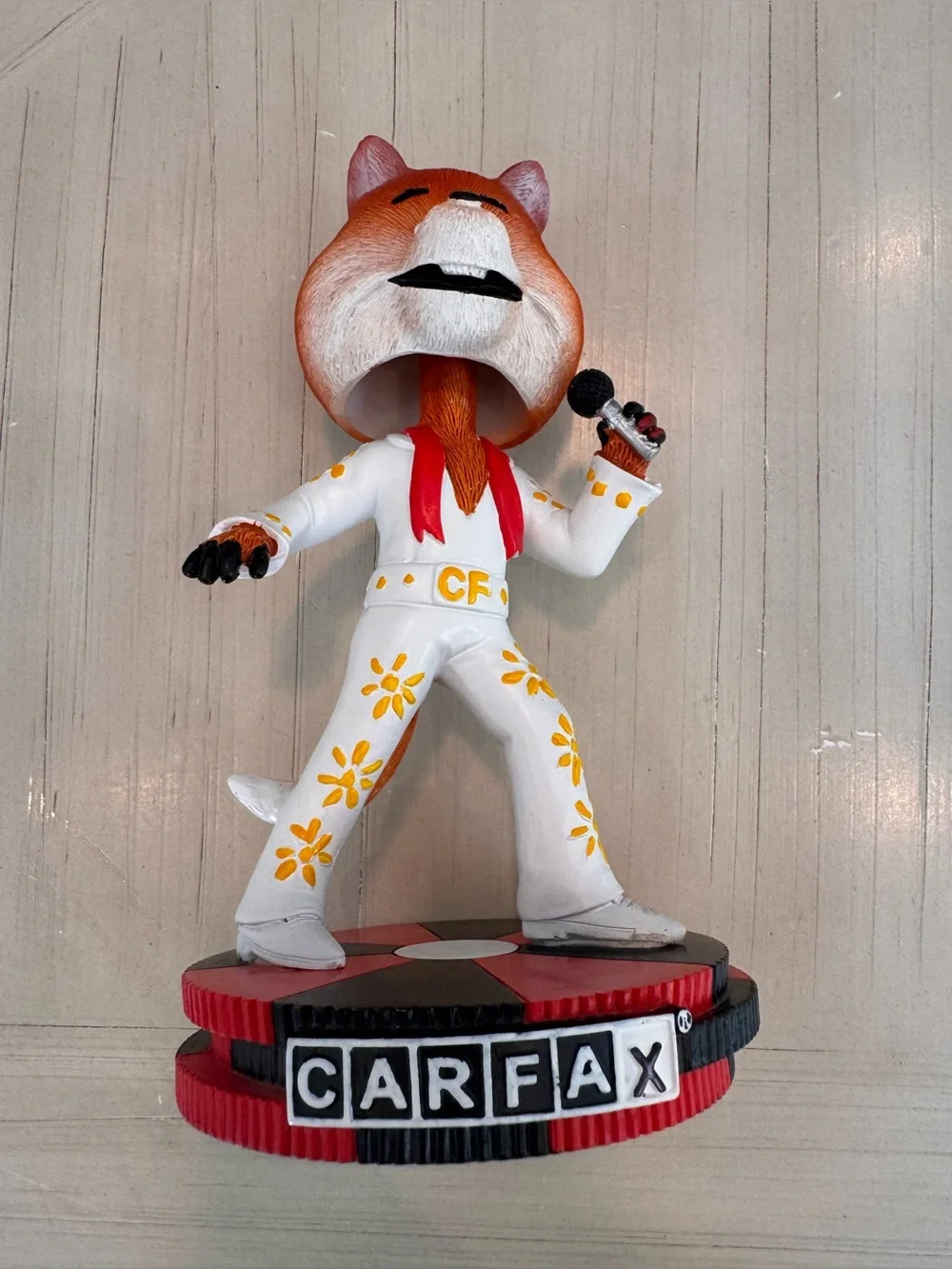 CARFAX Car Fox 2020 Viva Las Vegas Elvis Bobblehead Rare